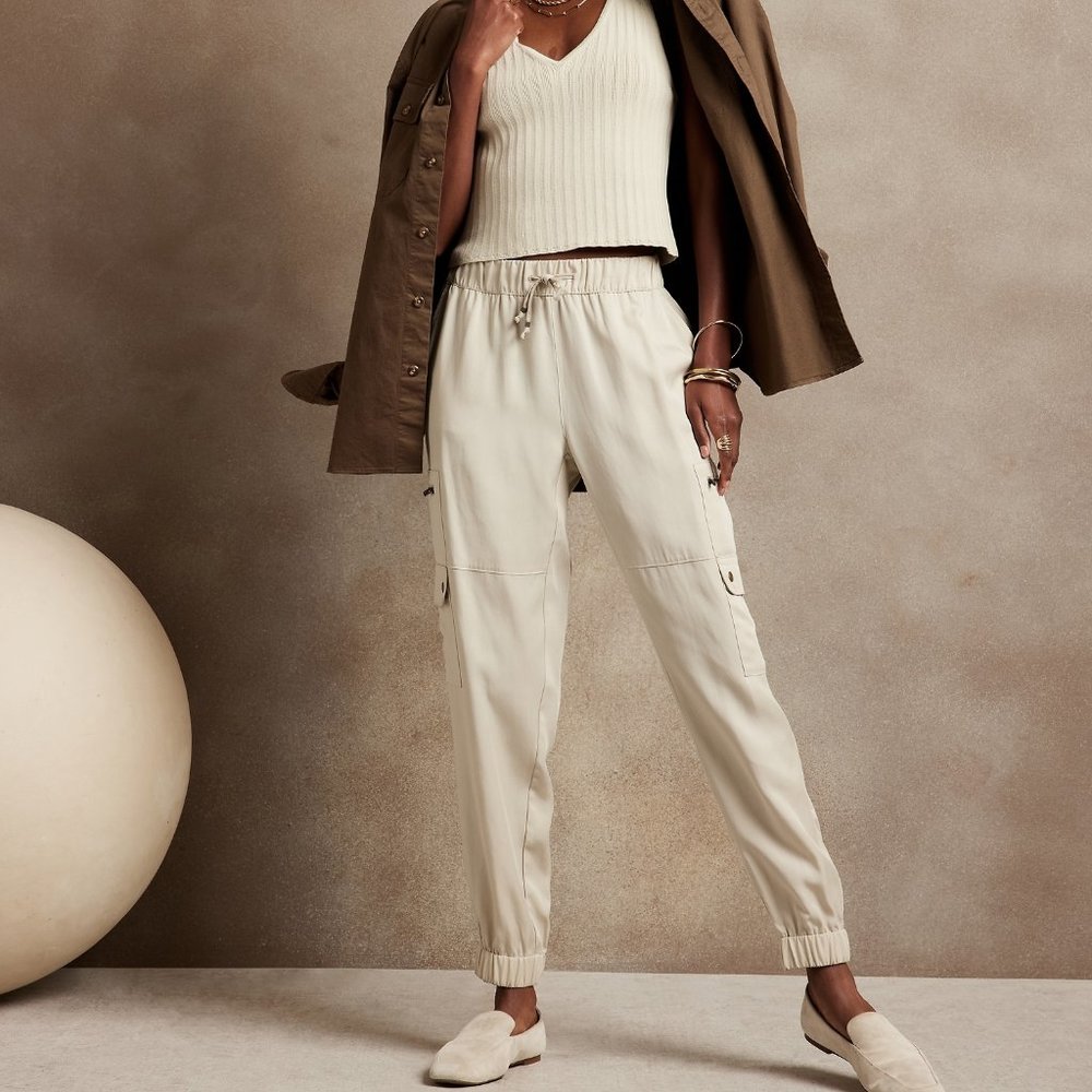 Banana Republic Tencel Cargo Jogger